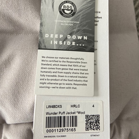 BRAND NEW WITH TAGS Wunder Puff Jacket - Picture 5 of 6